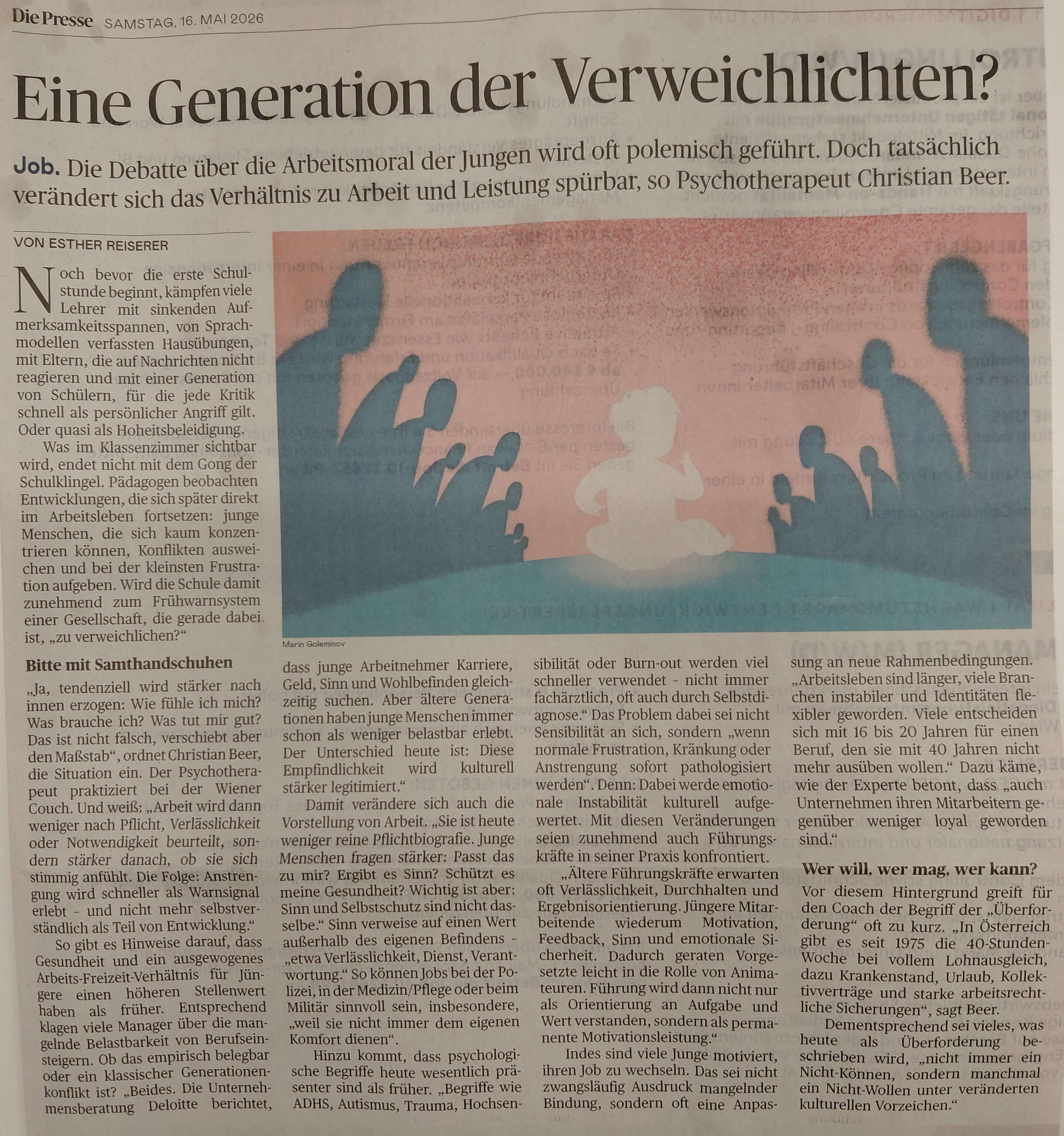 Zeitungsartikel presse